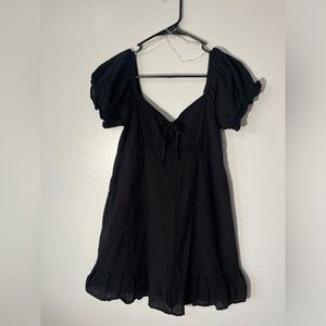 Mini black dress